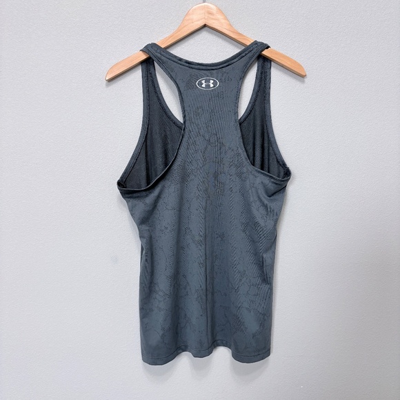Under Armour Racerback Tank - Gray, L - Picture 4 of 5